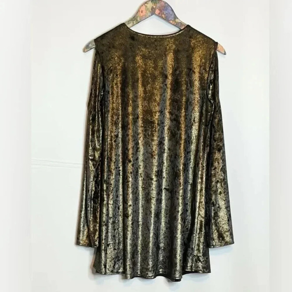 Show Me Your Mumu | Teddy Johnny Dress Velvet Cold Shoulder - Picture 4 of 8